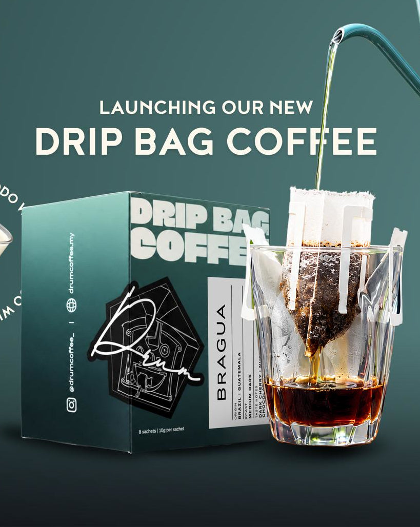 Drip Bag Coffee Bragua Blend 100% Arabica Freshly Roasted Ready To Brew
