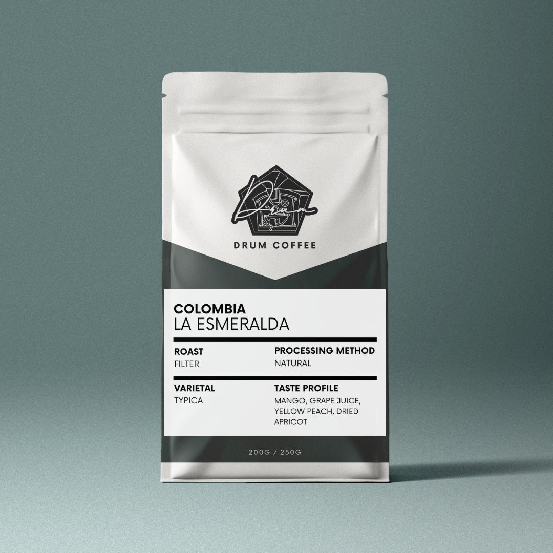 200g COLOMBIA LA ESMERALDA Specialty Grade Single Origin Arabica Filter Coffee Beans (Medium Light Roast)