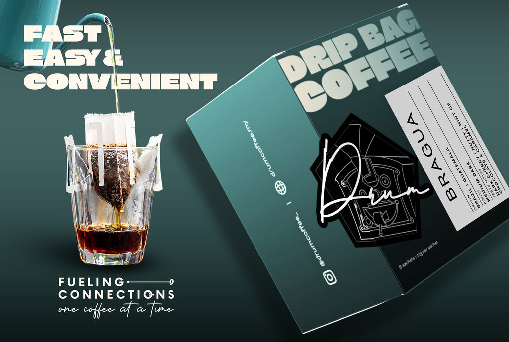 Drip Bag Coffee Bragua Blend 100% Arabica Freshly Roasted Ready To Brew