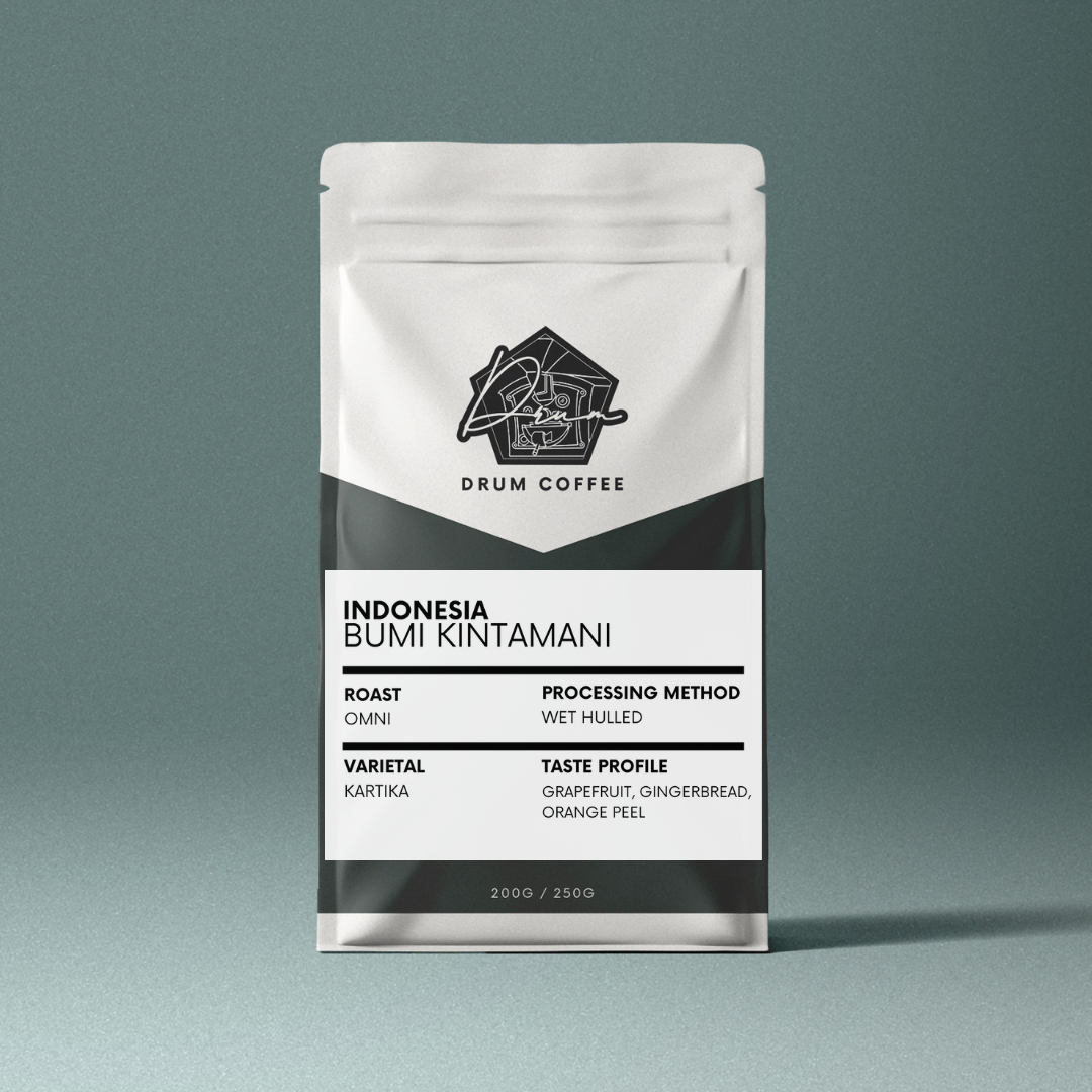 250g INDONESIA BUMI KINTAMANI Specialty Single Origin Arabica Coffee Beans Suitable for Espresso (Omni Roast)