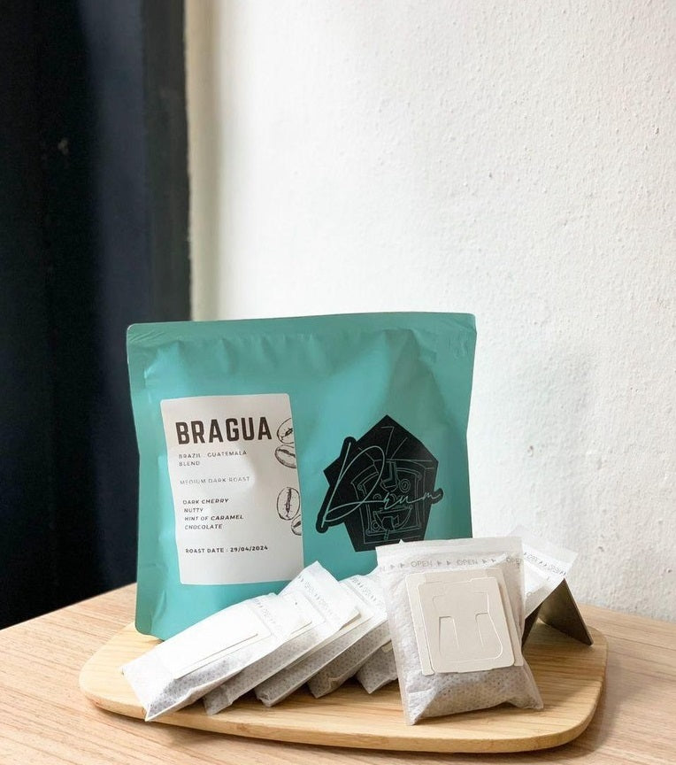 8 Drip Bags BRAGUA Blend 100% Arabica Coffee